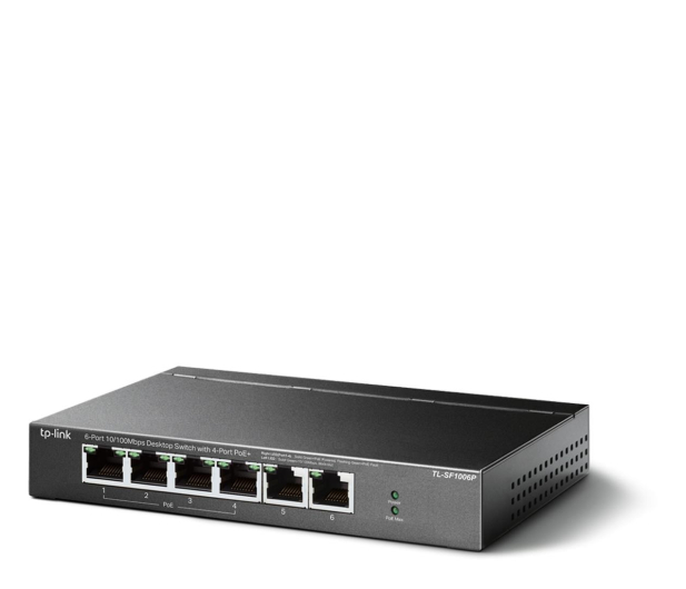 TP-Link 6p TL-SF1006P (6x10/100Mbit, 2xPoE+) - 1201250 - zdjęcie 2